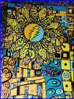 Grateful Dead Sparkle Foil Todd Slater AP Klimt Art China Cat Poster Gig Print