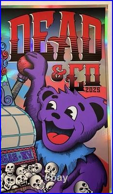 Grateful Dead Sphere Las Vegas 2025 Concert Poster Sphere 60 I Need A Miracle