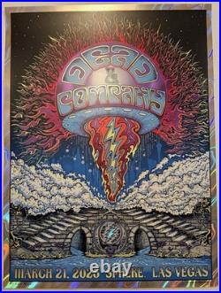 Grateful Dead Sphere Las Vegas March21 2025 Dead & Company Concert Poster 39/350