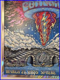 Grateful Dead Sphere Las Vegas March21 2025 Dead & Company Concert Poster 39/350