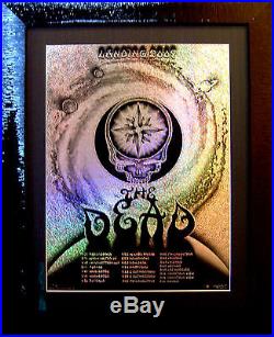 Grateful Dead Spring Tour 2009 RARE Glitter Foil Variant by EMEK. #5/14 MINT