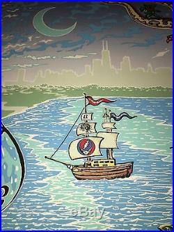 Grateful Dead Sunday 7/5 50th Chicago Poster Fare Thee Well Dubois Print Gd50 3