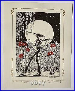 Grateful Dead Terrapin Moon Biffle Art Print Original Screenprint Poster
