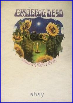 Grateful Dead Terrapin Sunflower Summer Tour 1995 T-Shirt Test Print Pellon