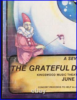 Grateful Dead The Band Seva 3rd Eye Ball Poster 1984 Eyeball Toronto D. Wildfong