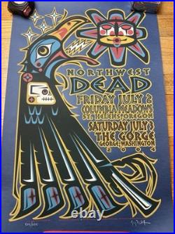Grateful Dead The Dead Signed Poster Northwest Tour 2004 503/625