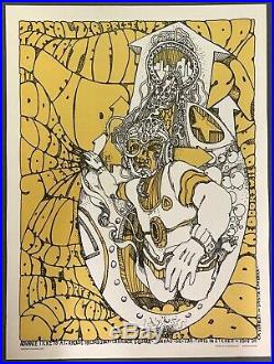Grateful Dead The Doors Poster AOR 3.46 Jim Salzer 4/20/67 Santa Barbara Cushing