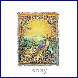 Grateful Dead The Golden Road Woven Blanket Fare Thee Well