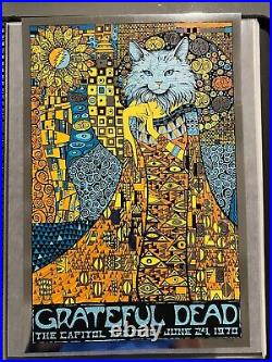 Grateful Dead Todd Slater Capital Theater China Cat Silver Foil Poster #/125