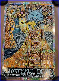 Grateful Dead Todd Slater Capital Theater China Cat Sparkle Foil Poster #42/ 50