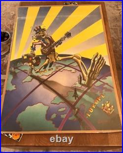 Grateful Dead Truckin' Through Europe Print Vintage Relix Studio B Rare