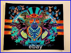 Grateful Dead US Blues Poster Psycho Sam Inverse Variant S/N AP AJ Masthay