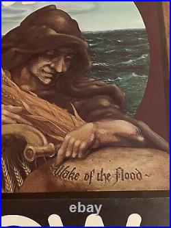 Grateful Dead. Wake of the Flood Promo Poster. 1973. Rick Griffin