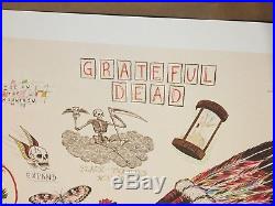 Grateful Dead Wes Lang Warrior Skull Sketch Art Print