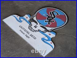 Grateful Dead White Sox corrugated plastic sign, 4 ft by 4 ft, Tribute Night