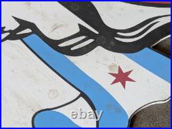 Grateful Dead White Sox corrugated plastic sign, 4 ft by 4 ft, Tribute Night