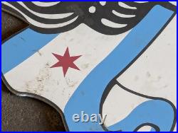 Grateful Dead White Sox corrugated plastic sign, 4 ft by 4 ft, Tribute Night