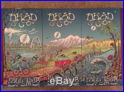 Grateful Dead and Company 2015 Tour Poster Triptych Mike Dubois John Mayer