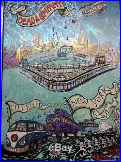Grateful Dead and Company City Field New York 6/24/17 M DuBois Foil Show Poster