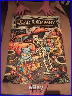 Grateful Dead and & Company Gig Poster 11/24 Detroit, MI Fall Tour 2017 Print