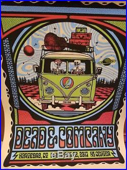 Grateful Dead and & Company Gig Poster VW Van Hartford CT Fall Tour 2017 Print