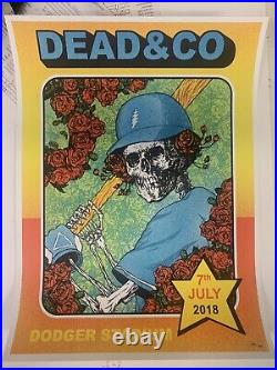 Grateful Dead and Company Poster 7/7/18 2018 Los Angeles CA LA Dodgers