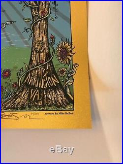 Grateful Dead and Company poster 8/25-26 VA DuBois DOODLED! See pics 94/1150