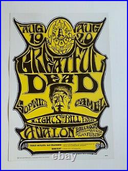 Grateful Dead and Sopwith Camel Original Concert Poster