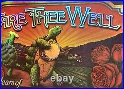 Grateful Dead fare thee well Poster SF Chicago concert 3798/5000 50th foil