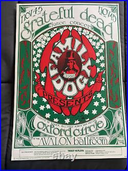 Grateful Dead fillmore and Family Dog Posters, Jimi Hendrix, Janis Joplin