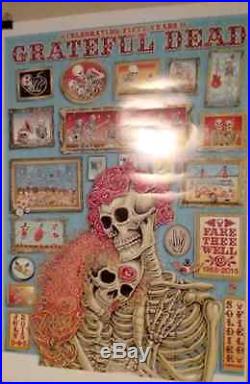 Grateful Dead music-Fare Thee Well Chicago-Soldier Field Poster/print
