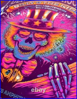Grateful Dead on the Rocks FOIL Poster 2021 Billy Strings Signed Red Rocks