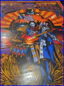 Grateful Dead poster Fare thee well Dick Biffle Heavily Doodled and signed