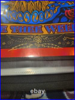Grateful Dead poster Fare thee well Dick Biffle Heavily Doodled and signed