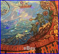 Grateful Dead poster Mike Dubois Triptych Poster Chicago matching Numbers