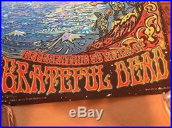 Grateful Dead poster Mike Dubois Triptych Poster Chicago matching Numbers