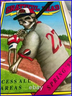 Grateful Dead poster Spring 92 ultra rare skeleton