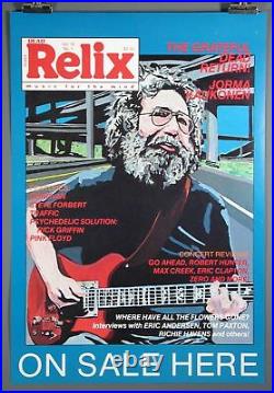 Grateful Dead's Jerry Garcia 1987 Highway Relix Poster