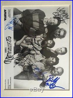 Grateful Dead signed poster with certificate of Authenticity 1989 Lineup