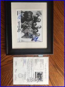 Grateful Dead signed poster with certificate of Authenticity 1989 Lineup