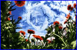 Grateful Dead singer Jerry Garcia Memorialized in this Memorial Art Print