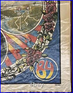 Grateful Dead vintage tapestry lot STEAL YOUR FACE Jeff Bedrick 1984 1985 flag