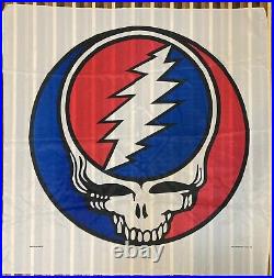 Grateful Dead vintage tapestry lot STEAL YOUR FACE Jeff Bedrick 1984 1985 flag