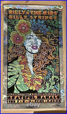 Grateful Mahalo Poster (Lava Foil) by Chuck Sperry X/65 IN HAND GRATEFUL DEAD