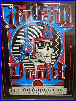 Grateful dead berkeley 1984 framed concert poster rick griffin