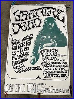 Grateful dead lafayette 1969 Concert Poster 60 x 40