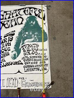 Grateful dead lafayette 1969 Concert Poster 60 x 40