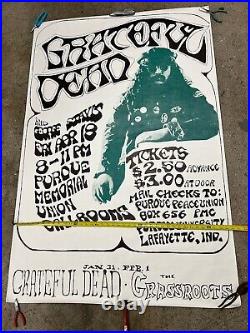 Grateful dead lafayette 1969 Concert Poster 60 x 40