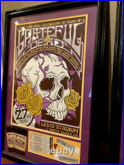 Greatful Dead? . Fare Thee Well Custom Posters 2X Framed Matterd. No Ship