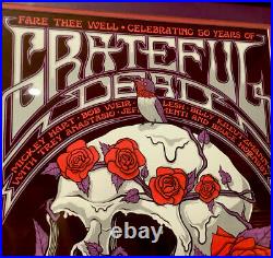 Greatful Dead? . Fare Thee Well Custom Posters 2X Framed Matterd. No Ship